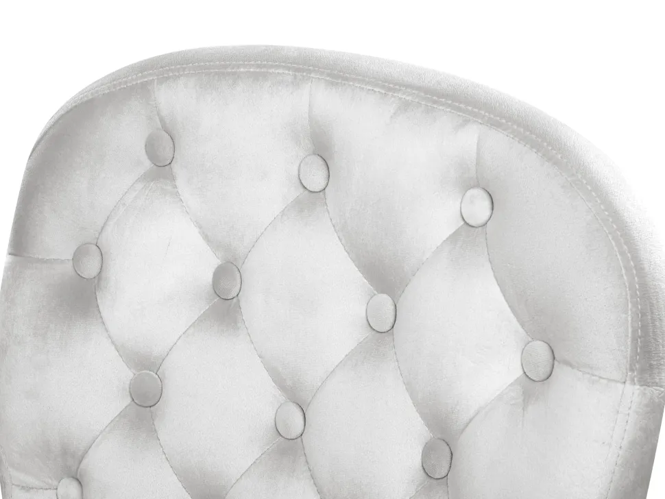 Cadeira De Escritorio Em Veludo Cinzento Claro Princess