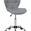 Cadeira De Escritorio Em Tecido Cinzento Valetta