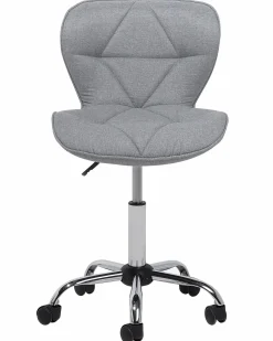 Cadeira De Escritorio Em Tecido Cinzento Valetta