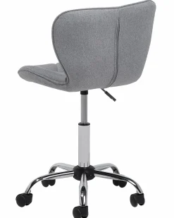Cadeira De Escritorio Em Tecido Cinzento Valetta