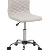 Cadeira De Escritorio Em Tecido Creme Orlando