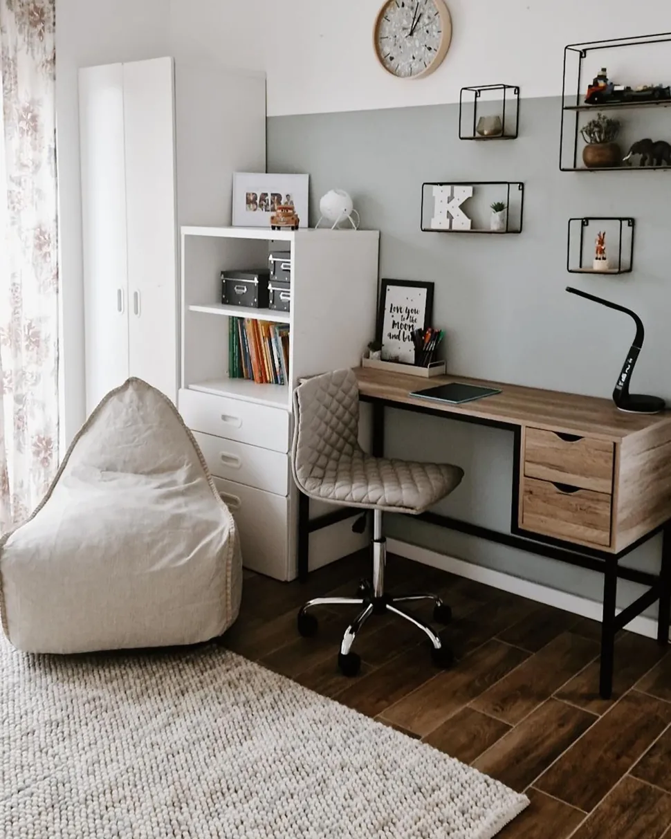 Cadeira De Escritorio Em Tecido Creme Orlando