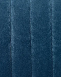 Cadeira De Escritorio Em Veludo Azul Venice