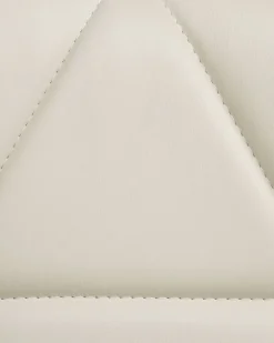 Cadeira De Escritorio Em Pele Sintetica Creme Valetta