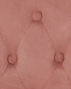 Cadeira De Escritorio Em Veludo Rosa Parrish