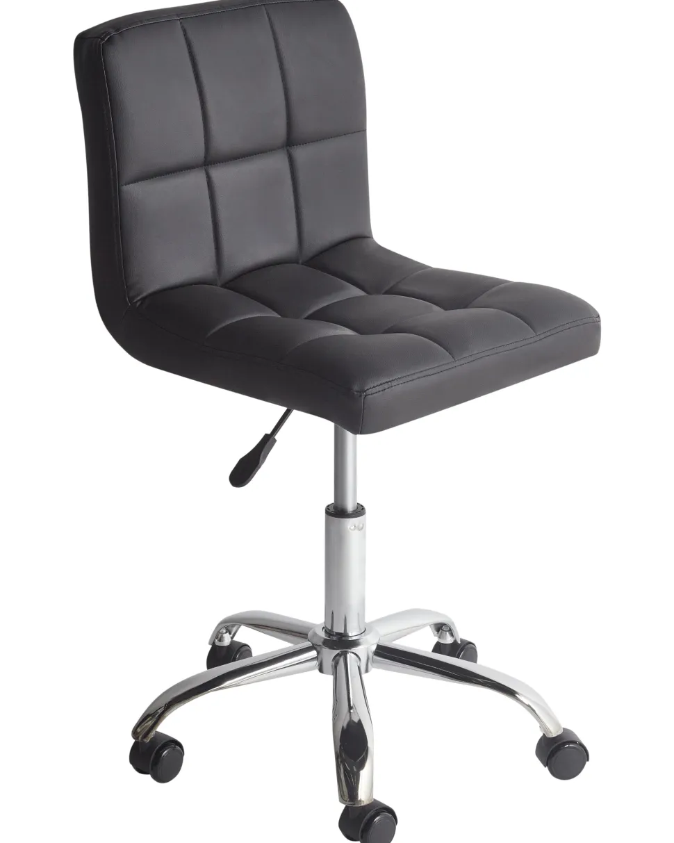 Cadeira De Escritorio Em Tecido Preto Marion