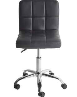 Cadeira De Escritorio Em Tecido Preto Marion