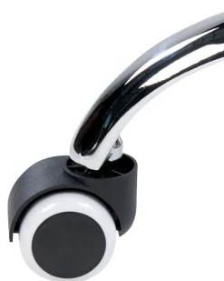 Cadeira De Escritorio Em Pele Sintetica Rosa Princess