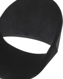 Cadeira De Escritorio Em Veludo Preto Selma