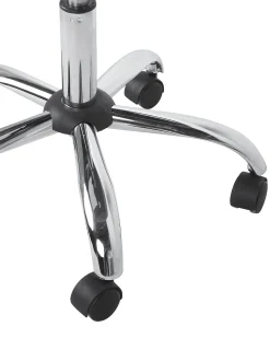 Cadeira De Escritorio Em Veludo Preto Selma