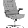 Cadeira De Escritorio Em Tecido Cinzento Royal