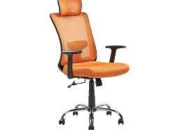 Cadeira De Escritorio Laranja Noble