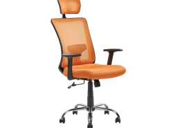 Cadeira De Escritorio Laranja Noble