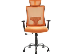 Cadeira De Escritorio Laranja Noble