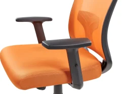 Cadeira De Escritorio Laranja Noble