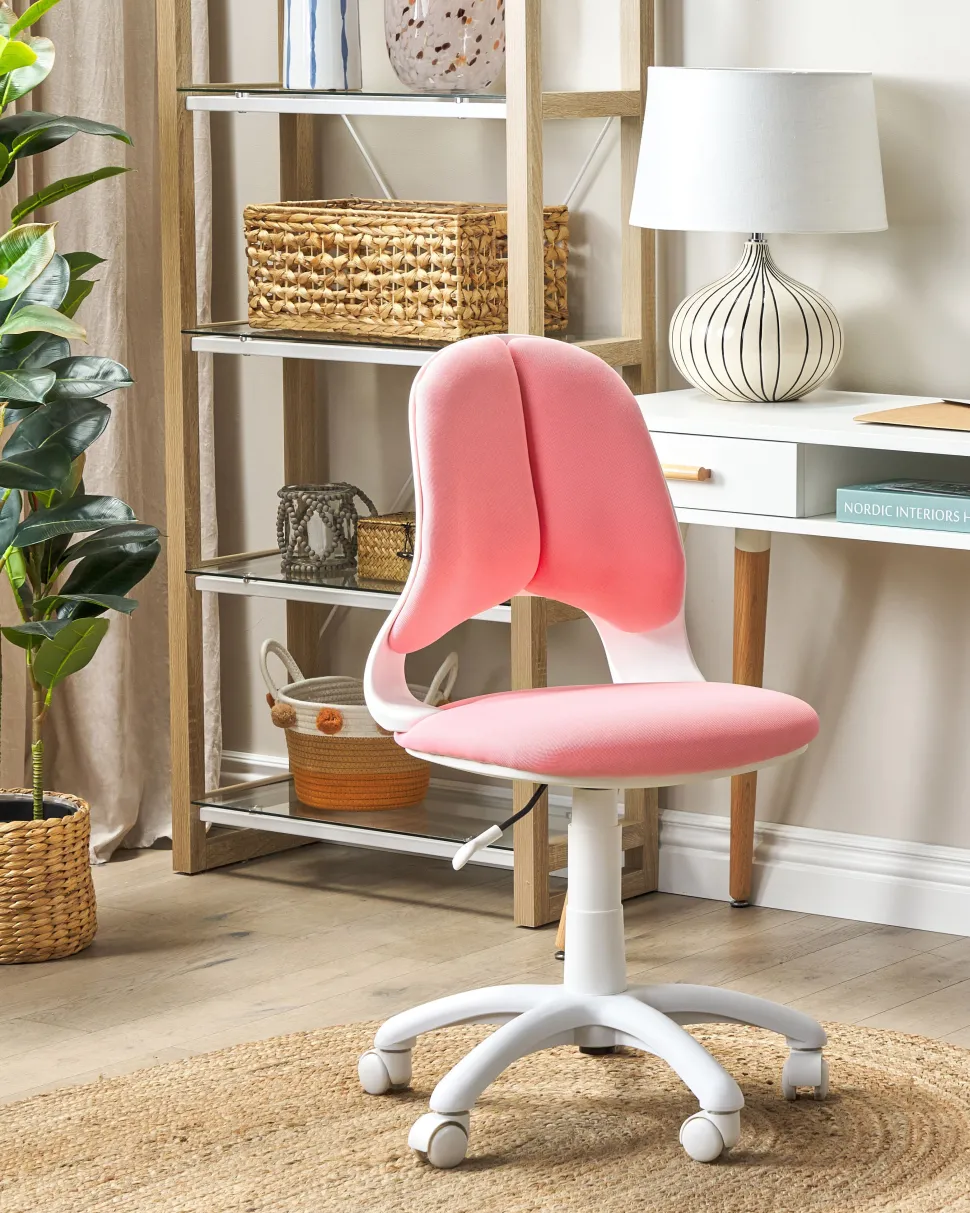 Cadeira De Escritorio Para Criancas Rosa Marguerite