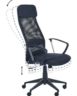 Cadeira De Escritorio Preta Pioneer