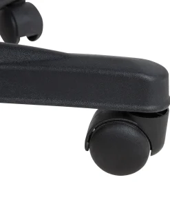 Cadeira De Escritorio Preta E Castanha Supreme