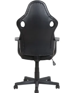 Cadeira De Escritorio Preta E Castanha Supreme