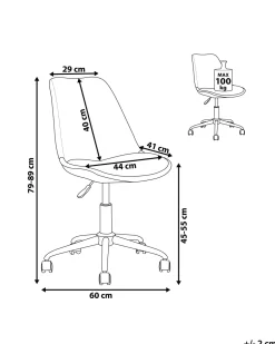 Cadeira De Escritorio Preta Dakota Ii