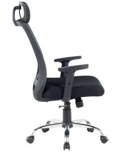 Cadeira De Escritorio Preta E Cinzenta Noble