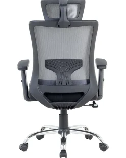 Cadeira De Escritorio Preta E Cinzenta Noble