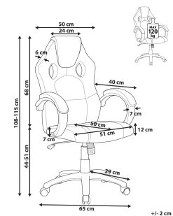 Cadeira De Escritorio Preta Fighter