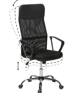 Cadeira De Escritorio Preta Design
