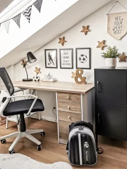 Cadeira De Escritorio Preta Relief