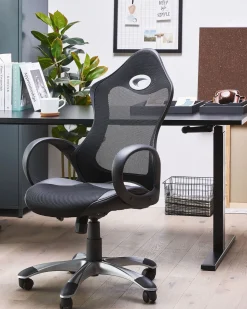 Cadeira De Escritorio Preta Ichair