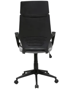 Cadeira De Escritorio Preta E Azul Delight