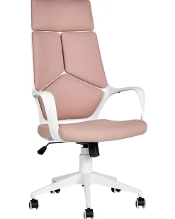 Cadeira De Escritorio Rosa E Branca Delight