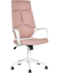 Cadeira De Escritorio Rosa E Branca Delight