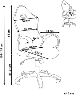 Cadeira De Escritorio Verde Lima Ichair