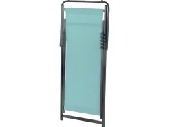 Cadeira De Jardim Dobravel Azul Turquesa E Preta Locri Ii