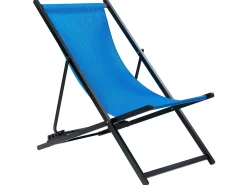 Cadeira De Jardim Dobravel Azul E Preta Locri Ii