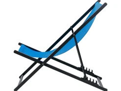 Cadeira De Jardim Dobravel Azul E Preta Locri Ii