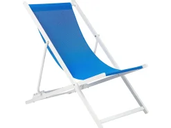 Cadeira De Jardim Dobravel Azul E Branca Locri Ii