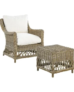 Cadeira De Jardim Em Rattan Natural Ribolla