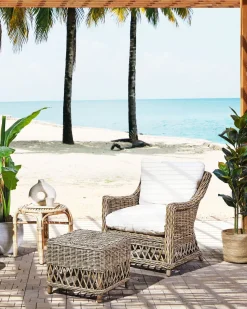 Cadeira De Jardim Em Rattan Natural Ribolla