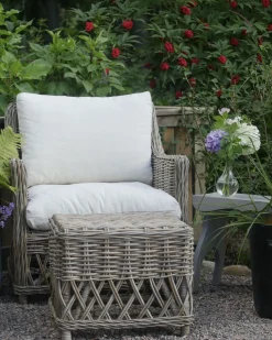 Cadeira De Jardim Em Rattan Natural Ribolla