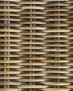 Cadeira De Jardim Em Rattan Cor Natural Susua