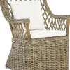 Cadeira De Jardim Em Rattan Cor Natural Maros