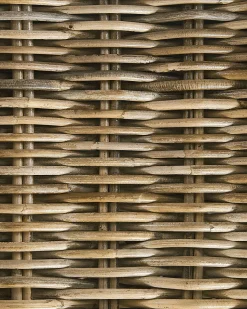 Cadeira De Jardim Em Rattan Cor Natural Maros