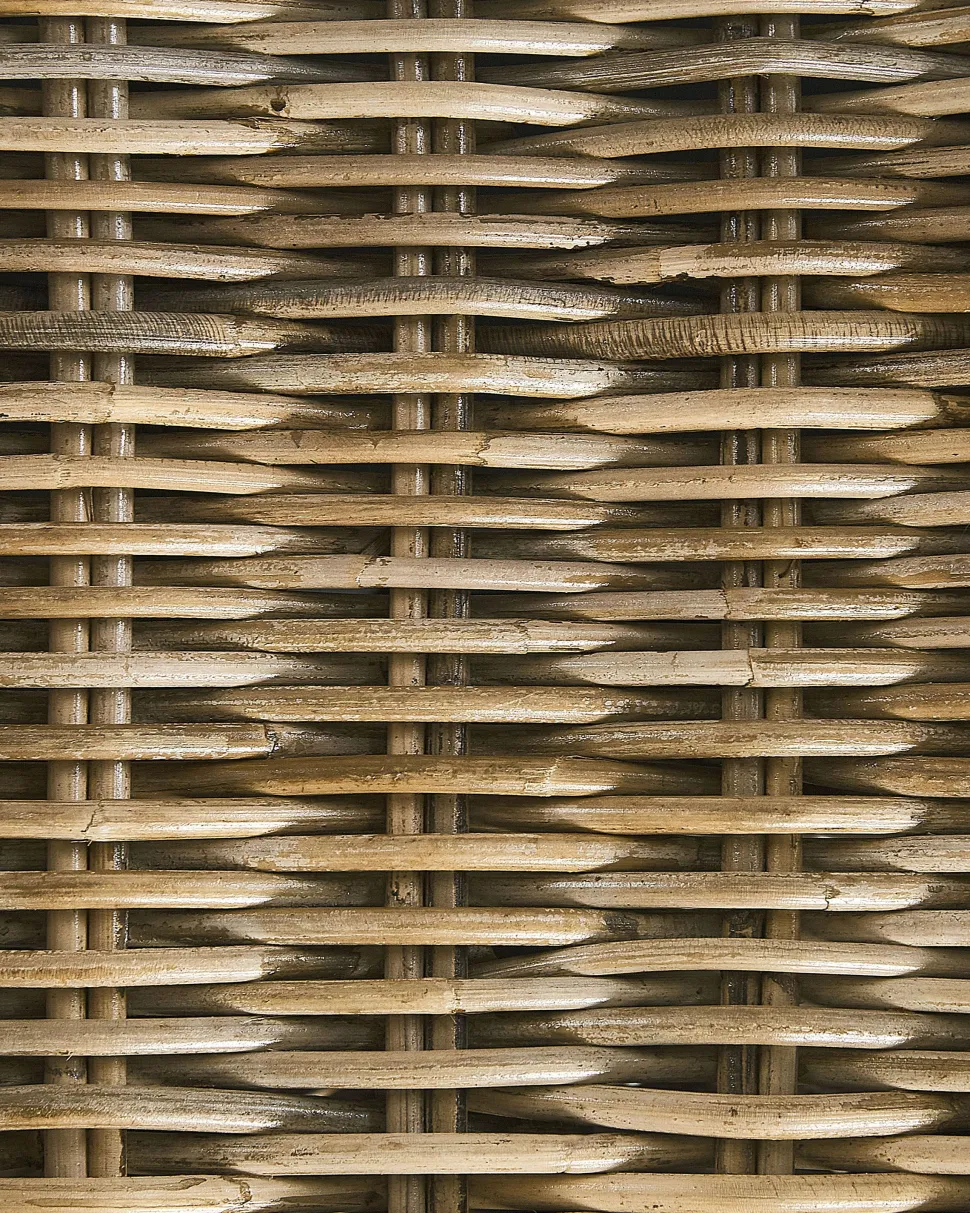 Cadeira De Jardim Em Rattan Cor Natural Maros