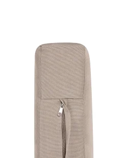 Cadeira Em Bambu Claro E Taupe Todi