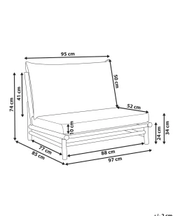 Cadeira Em Bambu Claro E Taupe Todi