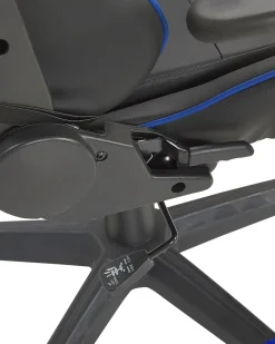 Cadeira Gaming Em Pele Sintetica Azul E Preta Victory