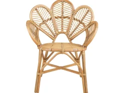 Cadeira Pavao Em Rattan De Cor Natural 88 Cm Florentine Ii