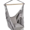Cadeira Suspensa Em Algodao Cinzento Claro Bonea
